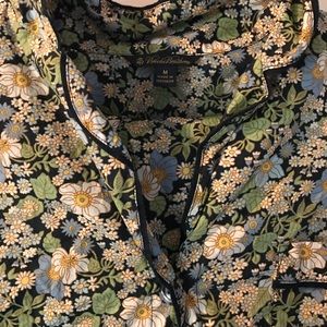 Brooks Brothers Pajama Set sz M Floral Poplin